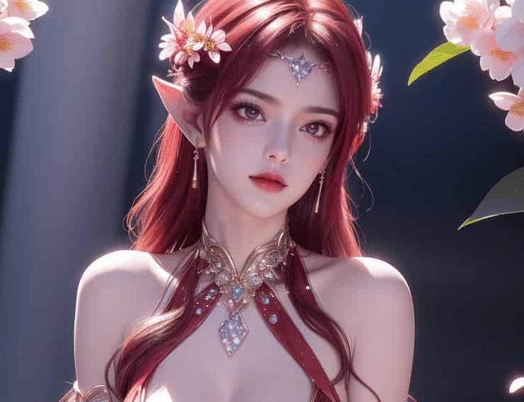 【六月浮力】F74 妖夜-无心 性感红裙 42P