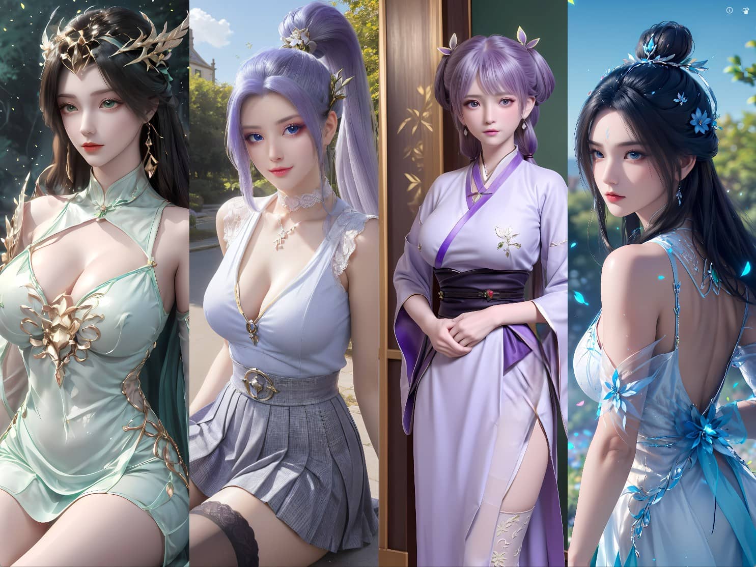 240726 柳神/韩月韩雪/陆雪琪 三组合集 1519P