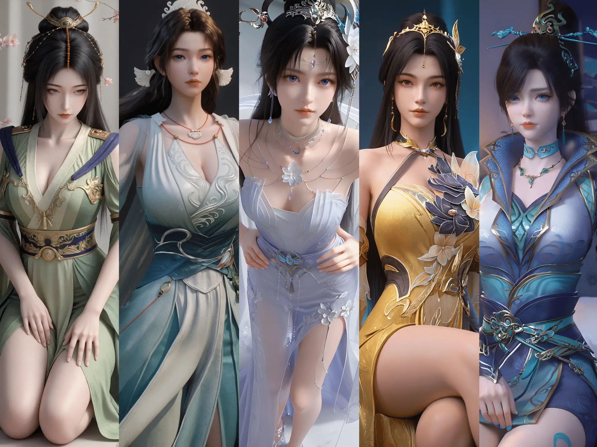 251108 宋玉/柳玉/王曦邀月/青鳞 四组合集 2752P