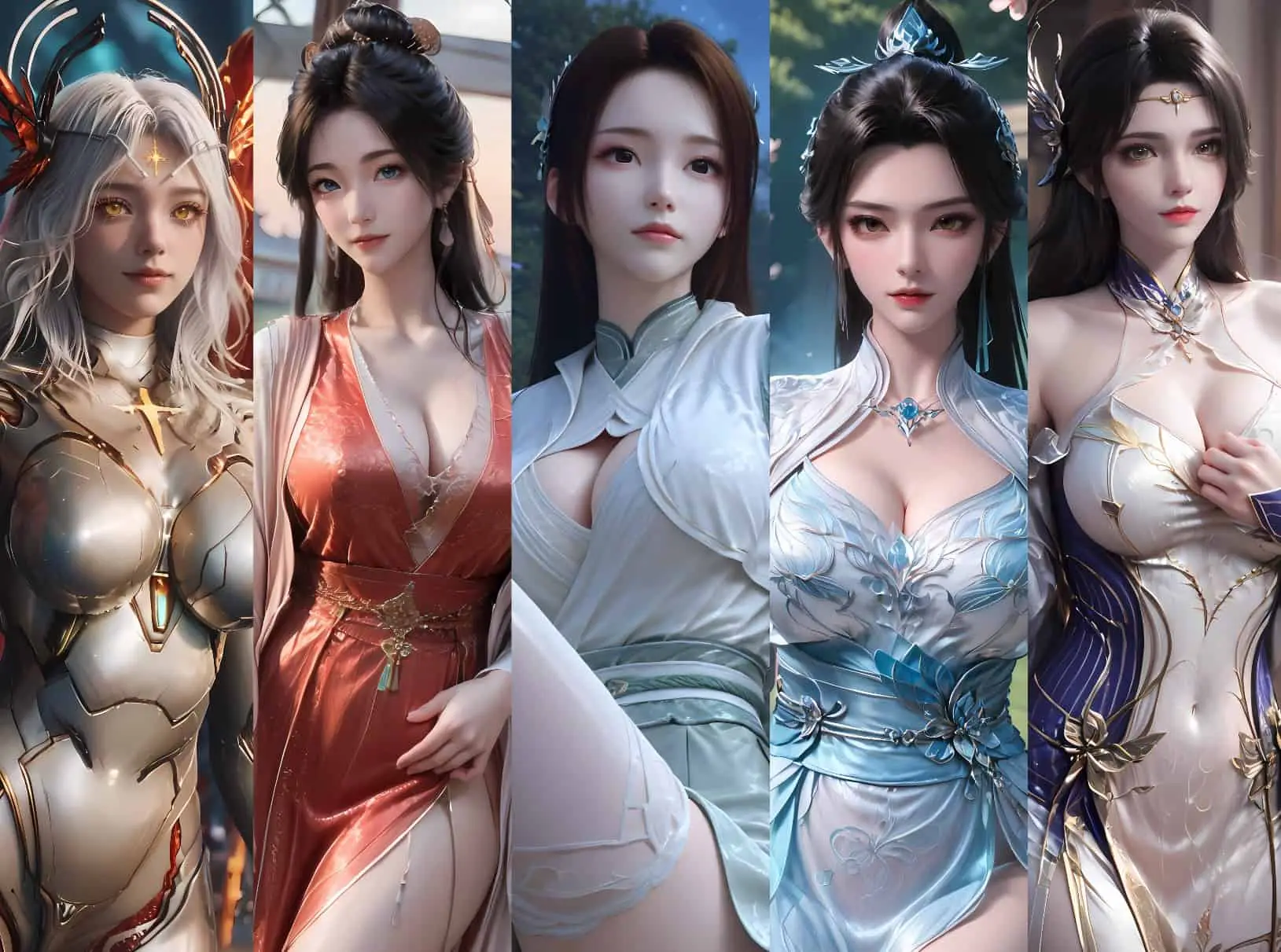 251207 师娘玄衣/星幻王/慕沛灵/纳兰嫣然 四组合集 2701P