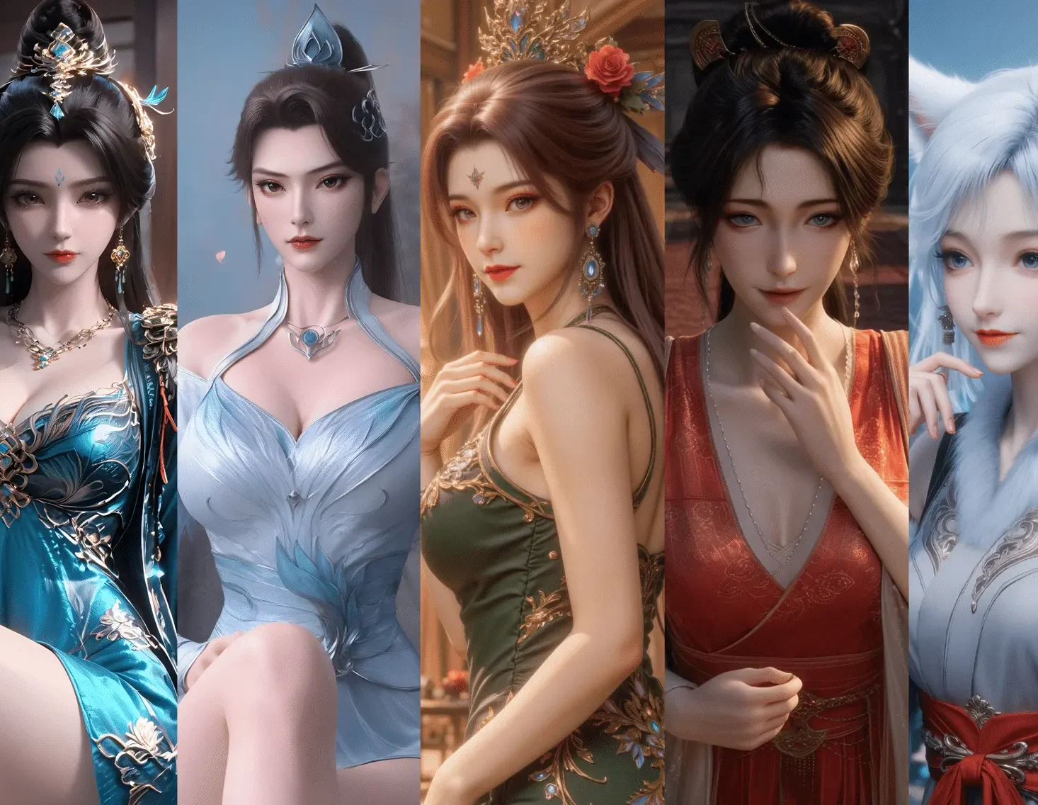 260510 柳眉幻眉/师娘青仙子/司幼幽/银月慕沛灵 四组合集 3118P